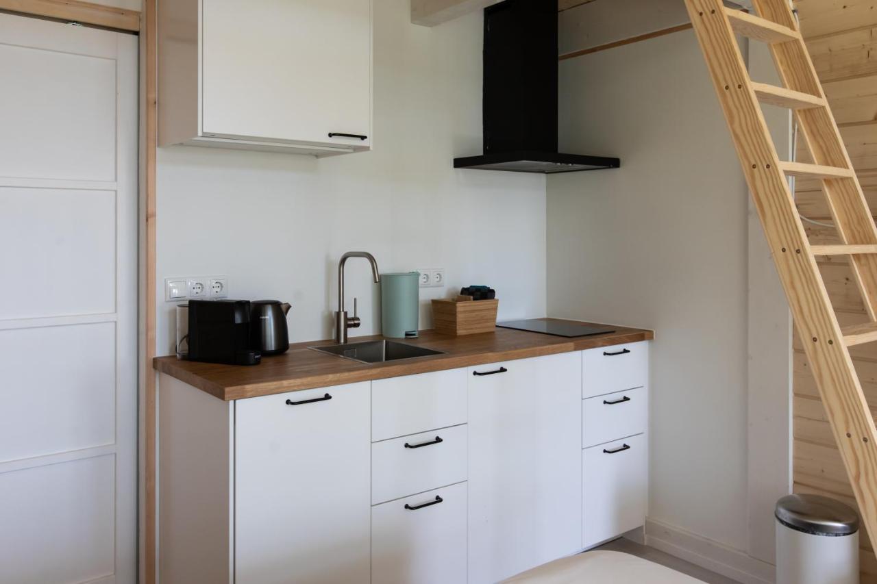 Ferienwohnung Tiny House - Optioneel Met Hottub Dokkum Exterior foto