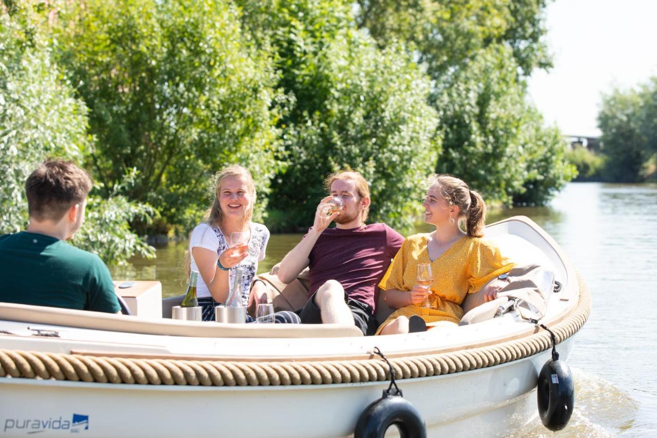 Ferienwohnung Tiny House - Optioneel Met Hottub Dokkum Exterior foto