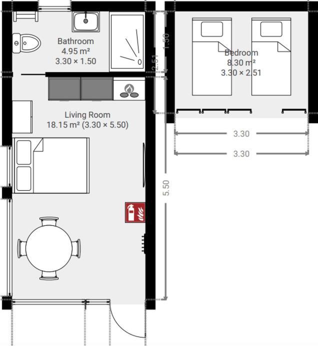 Ferienwohnung Tiny House - Optioneel Met Hottub Dokkum Exterior foto