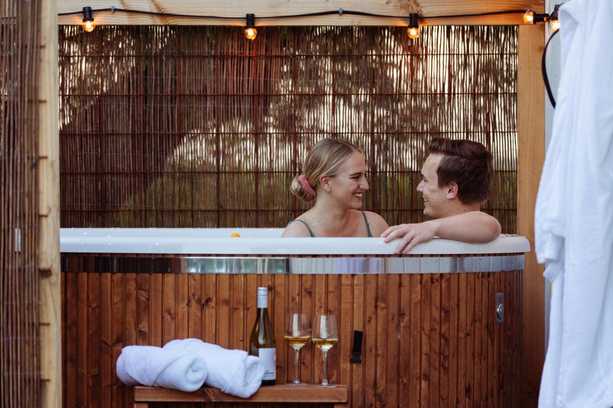 Ferienwohnung Tiny House - Optioneel Met Hottub Dokkum Zimmer foto
